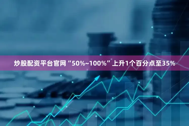 炒股配资平台官网“50%~100%”上升1个百分点至35%
