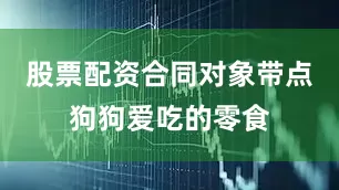 股票配资合同对象带点狗狗爱吃的零食