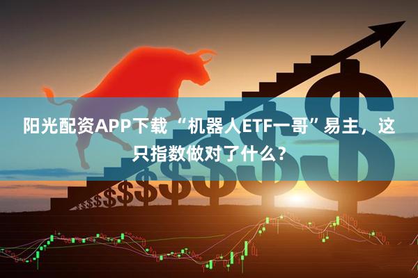 阳光配资APP下载 “机器人ETF一哥”易主，这只指数做对了什么？